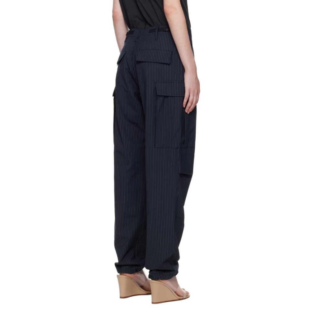 Rag & Bone Sands Trousers Salstripe Navy Size 10 - Picture 6 of 12
